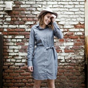 Tradlands XS "Tiburon" Chambray Shirt Dress